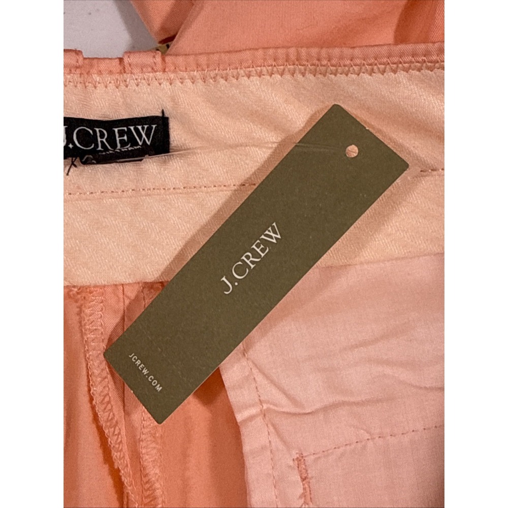 New J Crew Wide Leg Essential Pants Pleated Womens Size 4 Pink High Rise Stretch - Picture 10 of 16